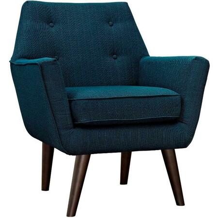 MODWAY FURNITURE Posit Armchair, Azure EEI-2136-AZU